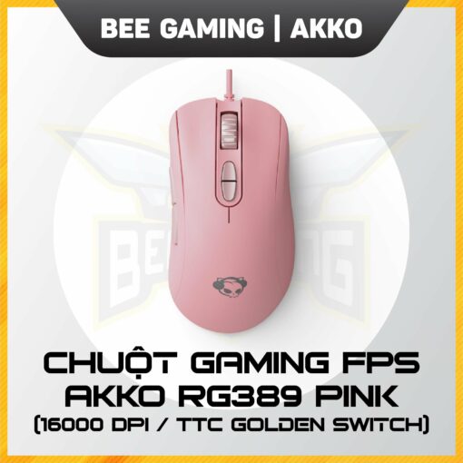 Chuột gaming AKKO RG389 Pink