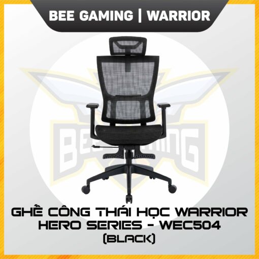 ghe-cong-thai-hoc-ergonomic-warrior-hero-series-wec504-black-beegaming