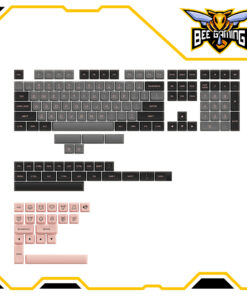 AKKO-Keycap-set-Black-Pink-PBT-Double-Shot-ASA-Low-profile-155-nut-beegaming-1