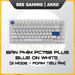 Bàn phím AKKO PC75B Plus Blue on white