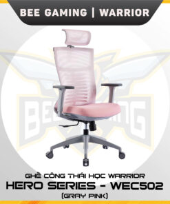 ghe-cong-thai-hoc-warrior-hero-series-wec502-plus-gray-pink-beegaming-1
