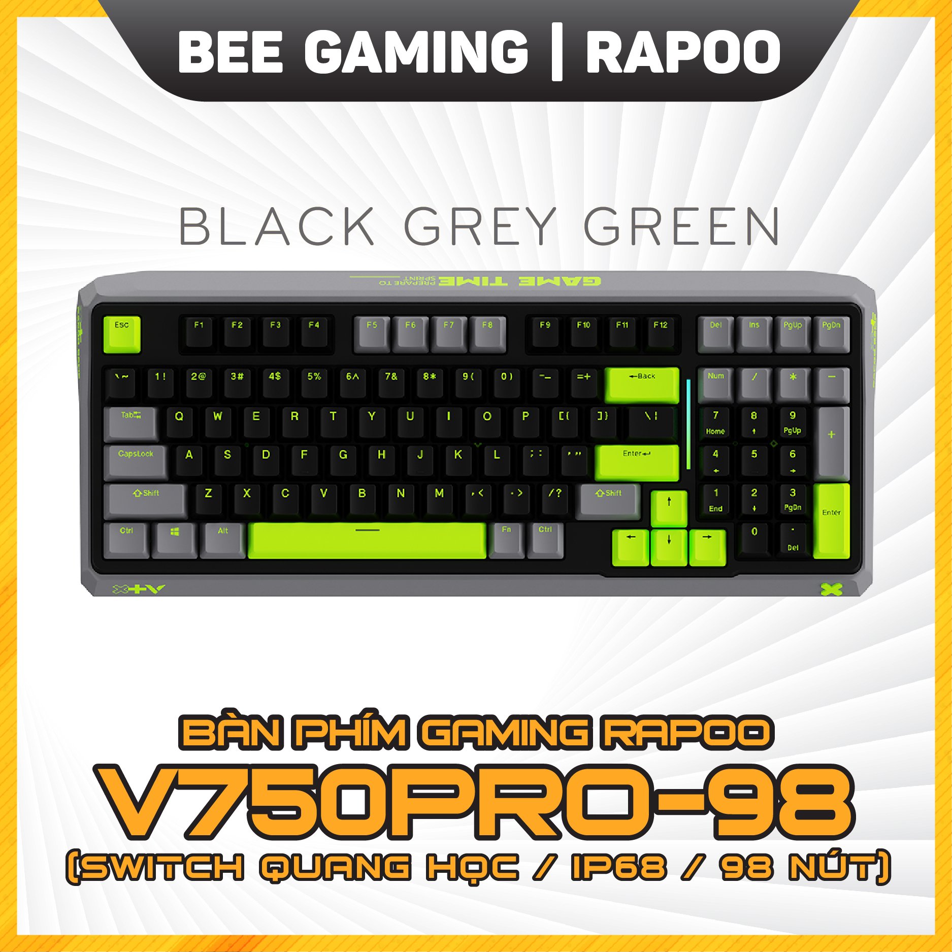 ban-phim-gaming-quang-co-rapoo-v750-pro-black-grey-green-beegaming-1