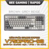 ban-phim-gaming-quang-co-rapoo-v750-pro-brown-grey-beige-beegaming-1