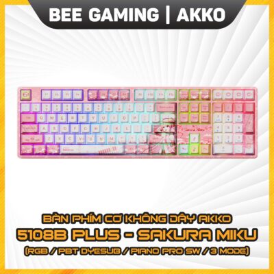 ban-phim-co-khong-day-akko-5108b-plus-sakura-miku-beegaming