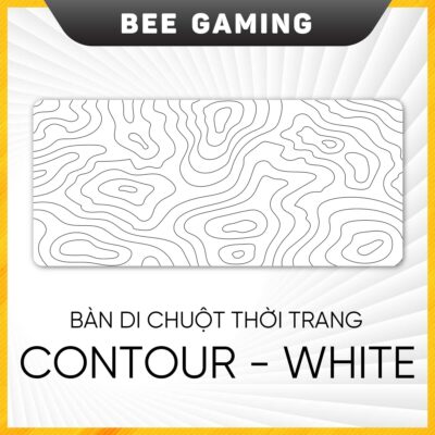 ban-di-chuot-thoi-trang-contour-white-beegaming