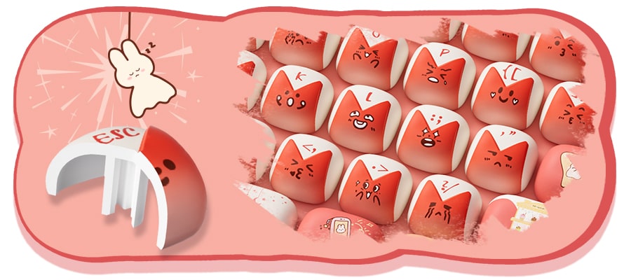 bo-keycap-akko-bunny-apple-beegaming