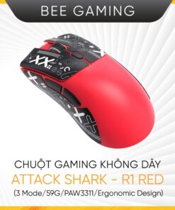 chuot-gaming-khong-day-attack-shark-r1-red