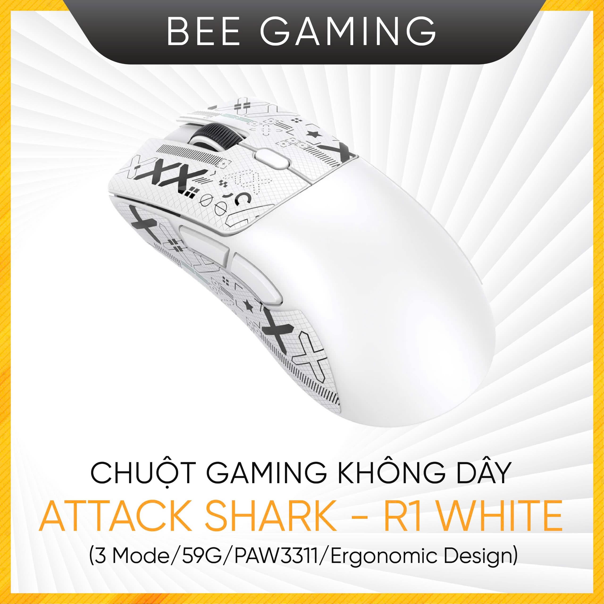 chuot-gaming-khong-day-attack-shark-r1-white