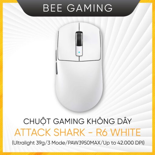 chuot-gaming-khong-day-attack-shark-r6-white