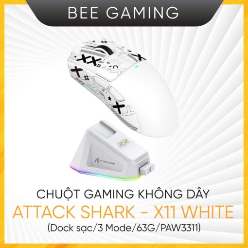 chuot-gaming-khong-day-attack-shark-x11-white