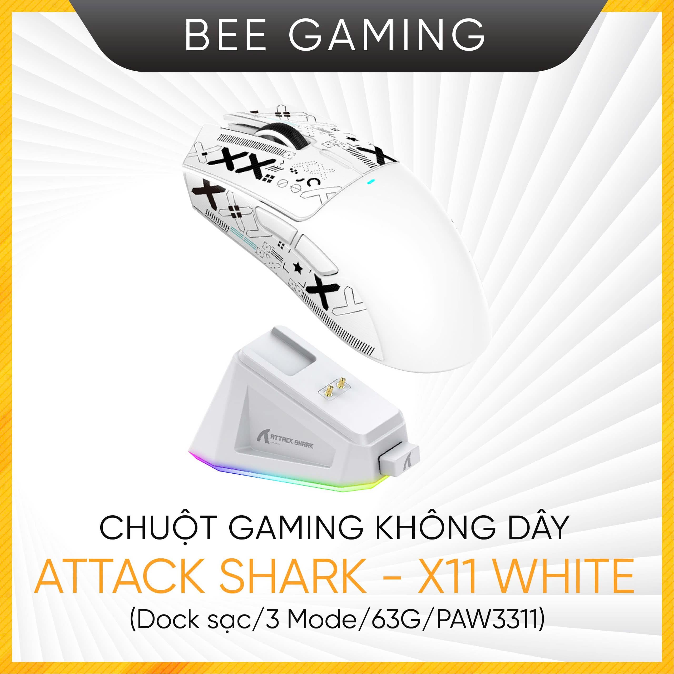 chuot-gaming-khong-day-attack-shark-x11-white