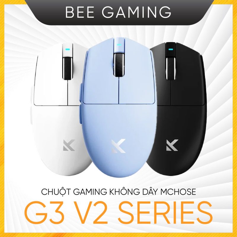 Chuột gaming không dây MCHOSE G3 V2 kết nối 3 chế độ
