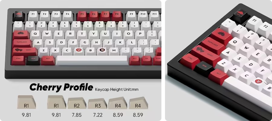 Keycap PBT Dye-Sub Cherry Profile