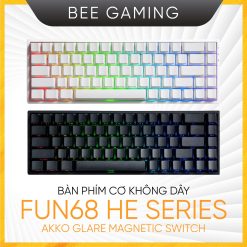 Bàn phím cơ gaming không dây MONSGEEK - FUN68 HE Series (Glare Magnetic Switch / 8K Polling / RT 0.005mm)