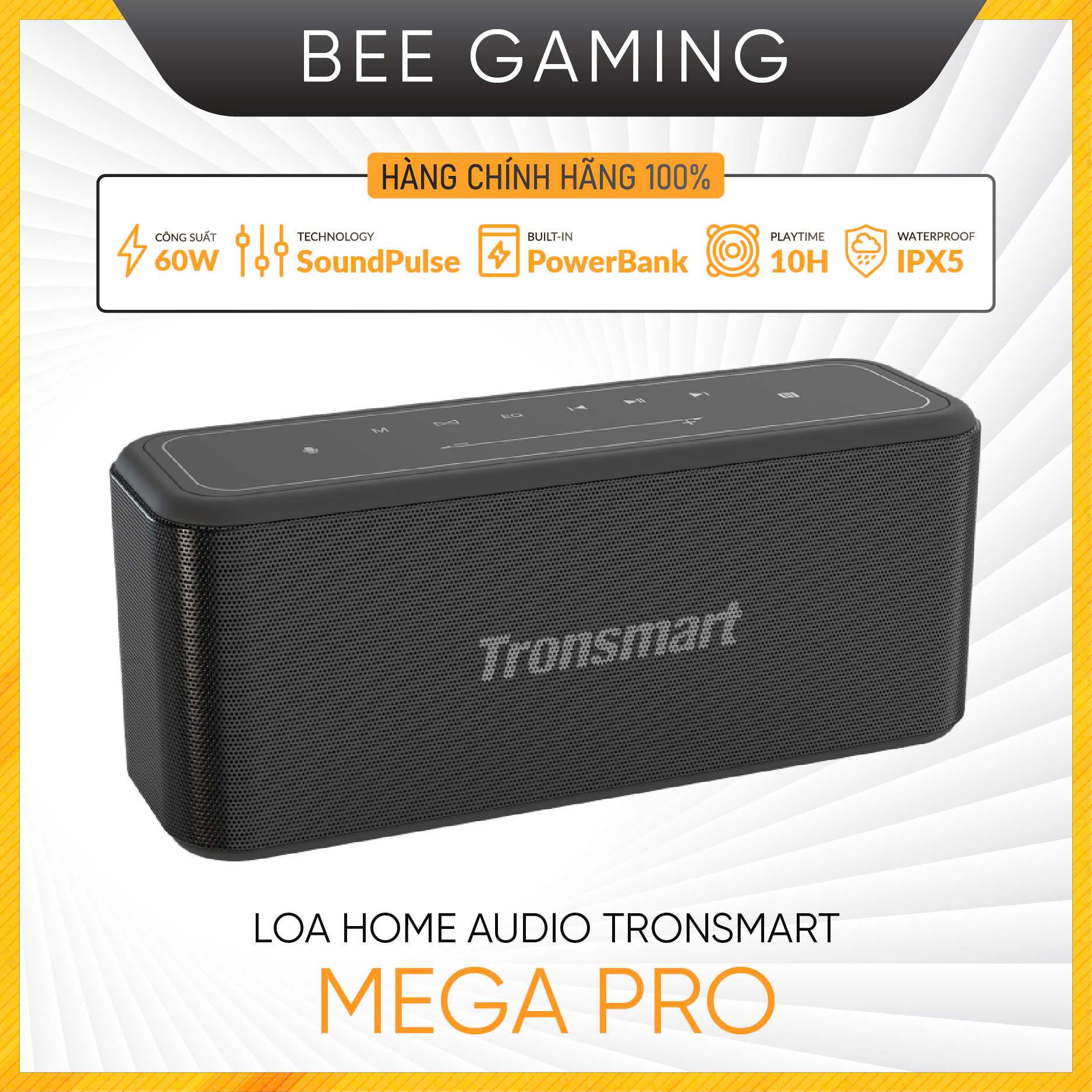 Loa Home Audio Tronsmart Mega Pro - Black