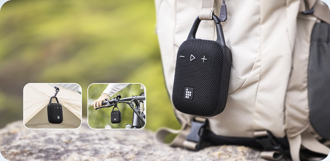 Móc carabiner tích hợp
